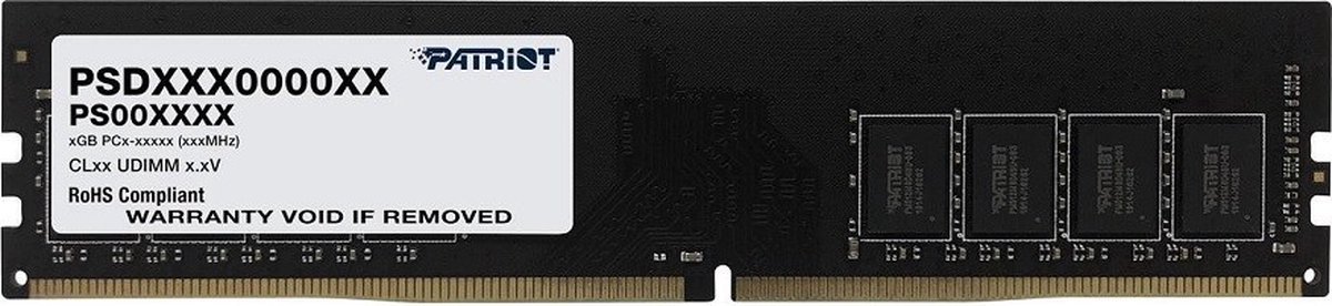 Patriot Patriot Psd416G320081 Signature-Line U-Dimm, 16 Gb, 3200 Mhz, Ddr4, Cl22, 1.2V