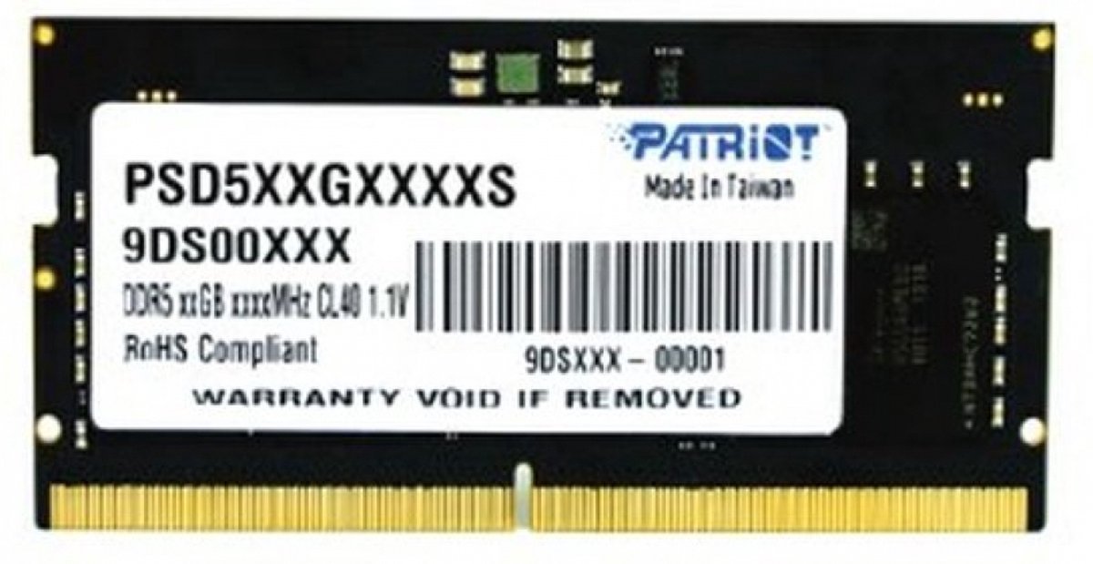 Patriot Patriot Memory Signature Psd532G48002S Geheugenmodule 32 Gb 1 X 32 Gb Ddr5 4800 Mhz