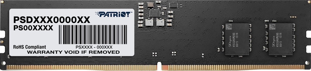 Patriot Patriot Memory Signature Psd532G56002 Geheugenmodule 32 Gb 1 X 32 Gb Ddr5 5600 Mhz