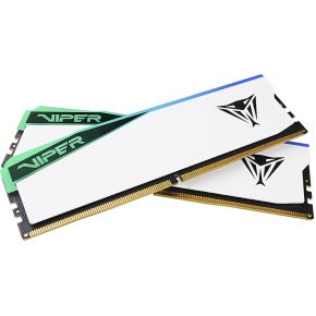 Viper Elite 5 RGB 64GB (2 x 32GB) DDR5 6200MHz CL42 Geheugen (White) - afbeelding 2