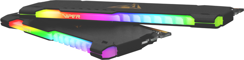 Pvsr416g360c0k viper dimm dual 16gb ddr4 3600 2 orig - Patriot Viper Steel RGB Desktop Kit 16GB DDR4-3600 Geheugen (Black)