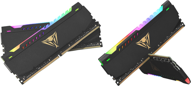 Pvsr416g360c0k viper dimm dual 16gb ddr4 3600 4 orig - Patriot Viper Steel RGB Desktop Kit 16GB DDR4-3600 Geheugen (Black)