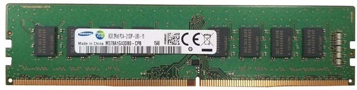 Samsung Samsung M378A1G43Db0-Cpb 8Gb Ddr4 2133Mhz Pc4-17000 Udimm Geheugenmodule 1 X 8 Gb 2133 Mt/S 288-Pin Dimm