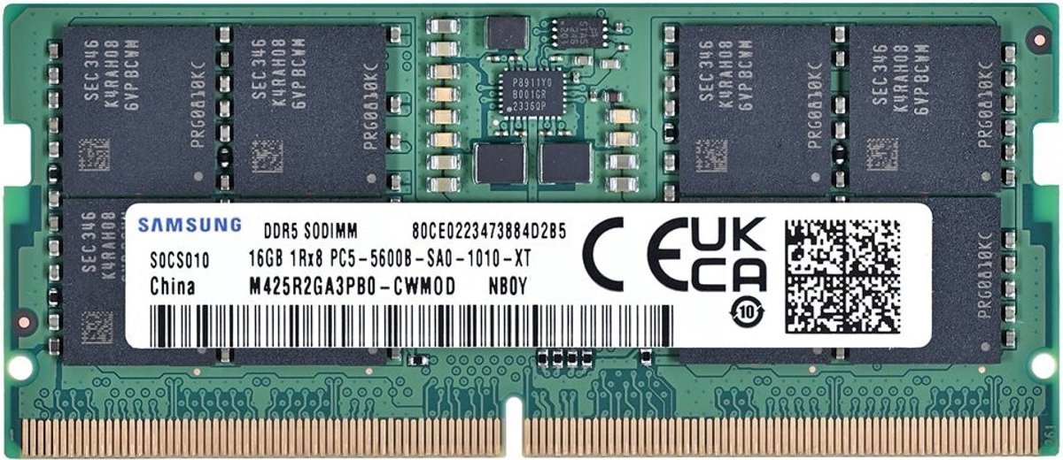 Samsung Samsung M425R2Ga3Pb0-Cwm Geheugenmodule 16 Gb 1 X 16 Gb Ddr5