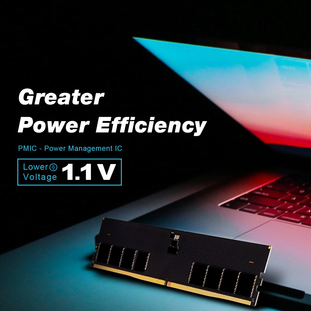 Silicon Power - Desktopgeheugen - Ddr5 - 64Gb - - - Udimm - Sp064Gblvu480F22 - afbeelding 3