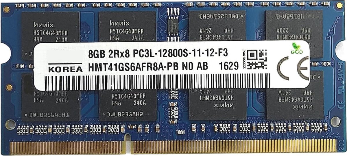 SK hynix Sk Hynix Hmt41Gs6Afr8A-Pb – 8Gb Ddr3 1600Mhz Dimm Desktop Geheugen – Betrouwbaar & Stabiel