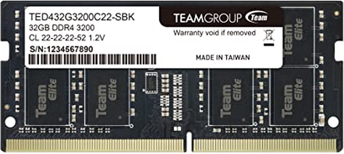 Group Elite 32GB DDR4 3200MHz SO-DIMM Geheugen - afbeelding 7