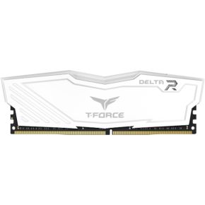 Team Group T-FORCE DELTA RGB 16GB (2x8GB) DDR4 3200MHz CL16 Desktop Memory - White - afbeelding 3
