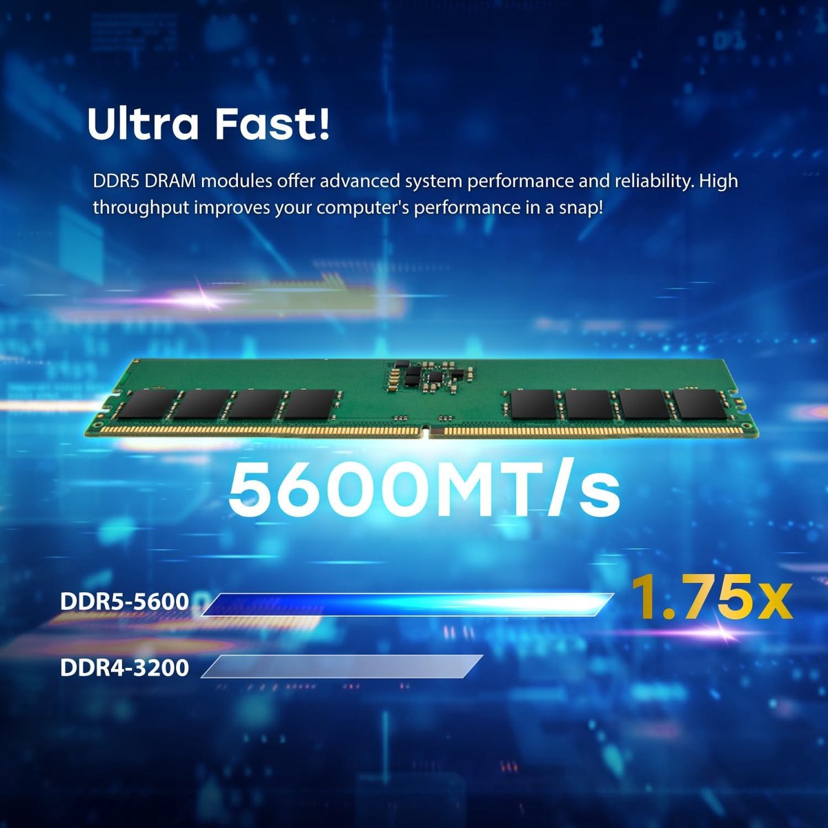 JetRam 16GB DDR5-5600 Geheugen - afbeelding 3