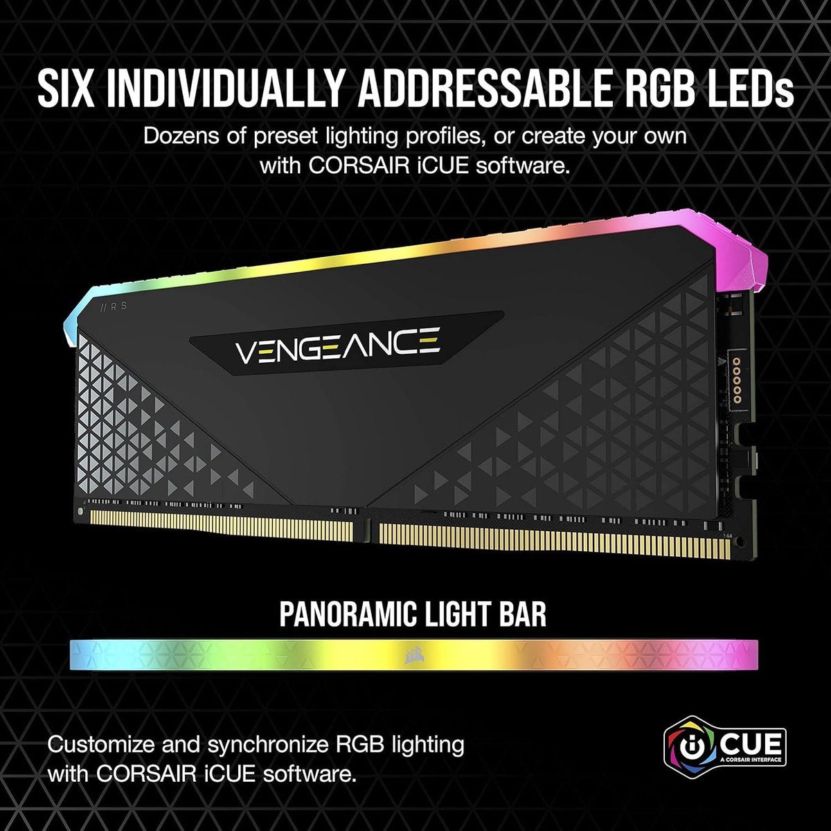 Corsair Vengeance RGB RS 16GB DDR4 3600MHz C18 Memory Kit - afbeelding 2