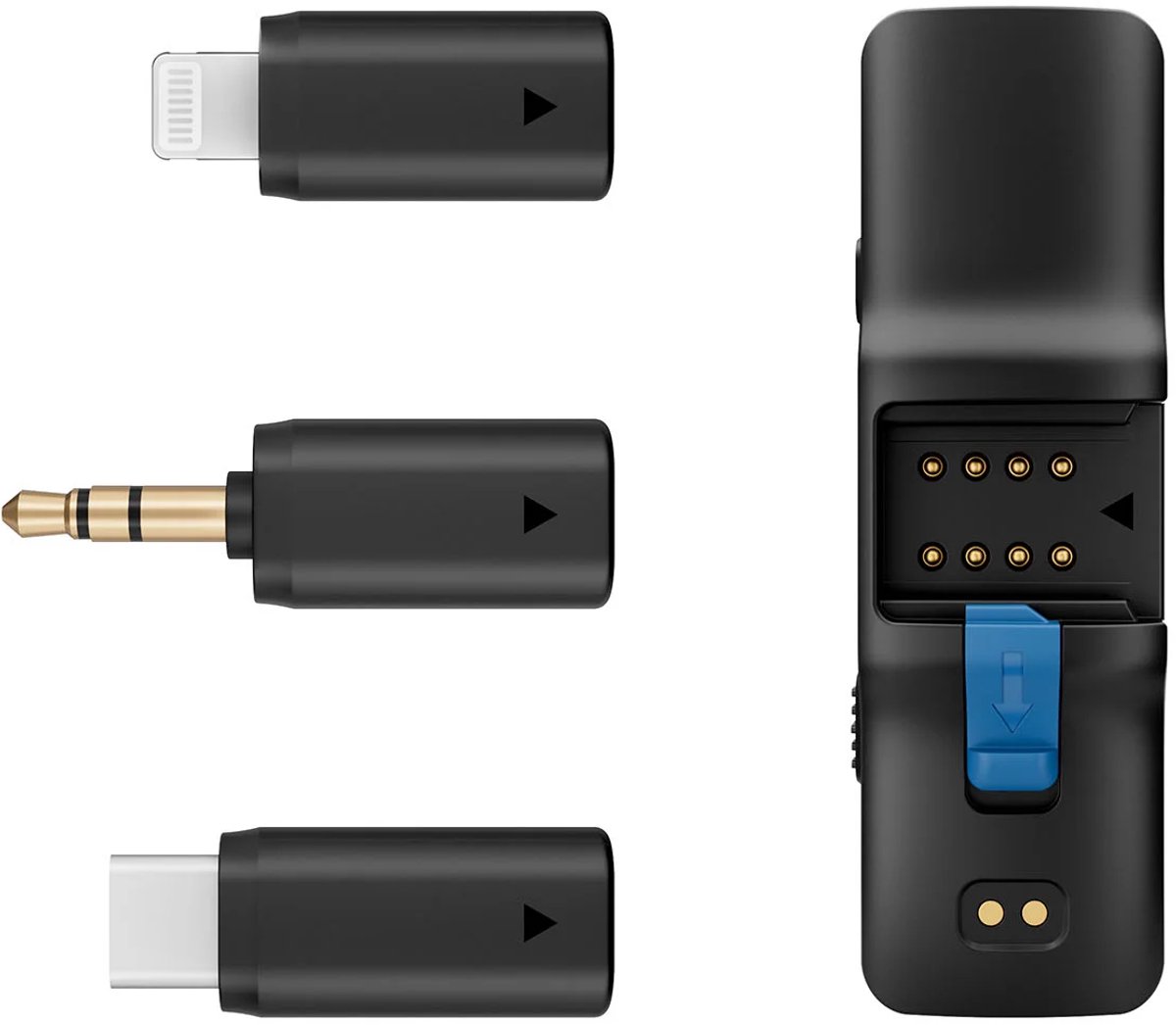 Boya boyalink v2 0 3 in 1 2 orig - Boya Boyalink V2.0 3-In-1 Wireless USB Draadloze microfoonset (zwart)