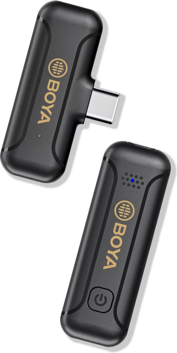 Boya by wm3t2 u1 wireless mic for 2 orig - Boya By-Wm3T2-U1 Wireless Mic For USB Draadloze microfoonset (zwart)