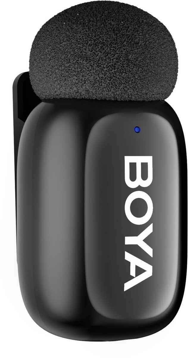 Boya mini 12 2 4 ghz ultra 6 orig - Boya Mini-12 2.4 GHz Ultra Mini USB Draadloze microfoonset (zwart)
