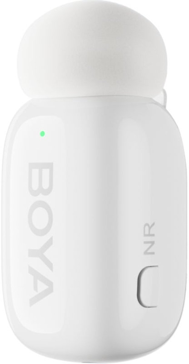 Boya mini 13 2 4 ghz ultra 9 orig - Boya Mini-13 2.4 GHz Ultra Mini USB Draadloze microfoonset (wit)