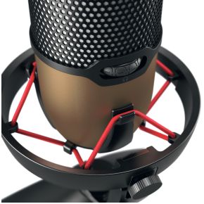 Cherry um 9 0 pro microfoon zwart 3 orig - CHERRY Um 9.0 Pro RGB Zwart, Koper Tafelmicrofoon USB Microfoon
