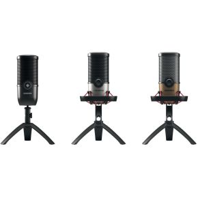 Cherry um 9 0 pro microfoon zwart 6 orig - CHERRY Um 9.0 Pro RGB Zwart, Koper Tafelmicrofoon USB Microfoon