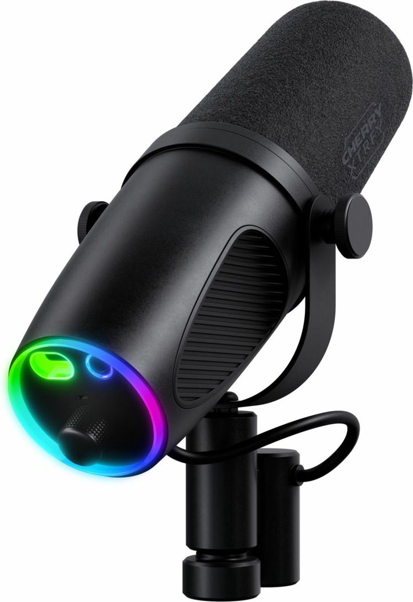 Cherry xtrfy ngale x microfoon usb xl 2 orig - CHERRY Xtrfy Ngale X USB + XLR Microfoon (zwart)