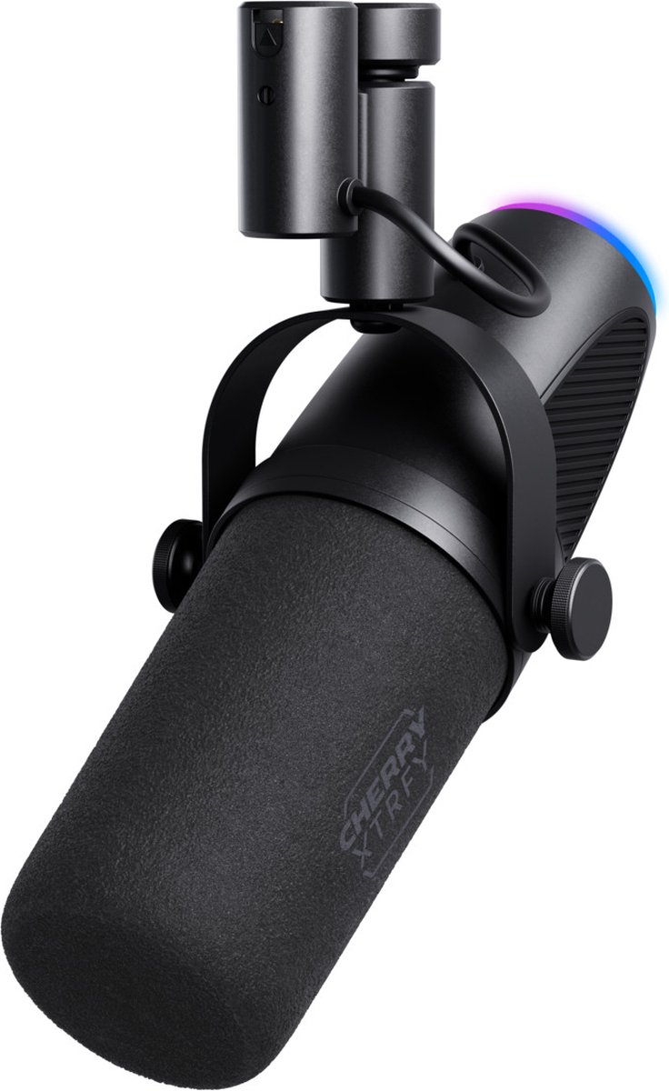 Cherry xtrfy ngale x microfoon usb xl 4 orig - CHERRY Xtrfy Ngale X USB + XLR Microfoon (zwart)