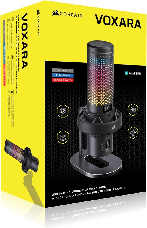 Corsair voxara usb condensatormicrofoo 8 orig - Corsair VOXARA condensatormicrofoon voor gaming USB Microfoon (zwart)