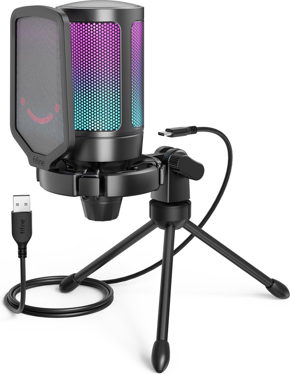 Fifine a6v usb streaming microfoon me