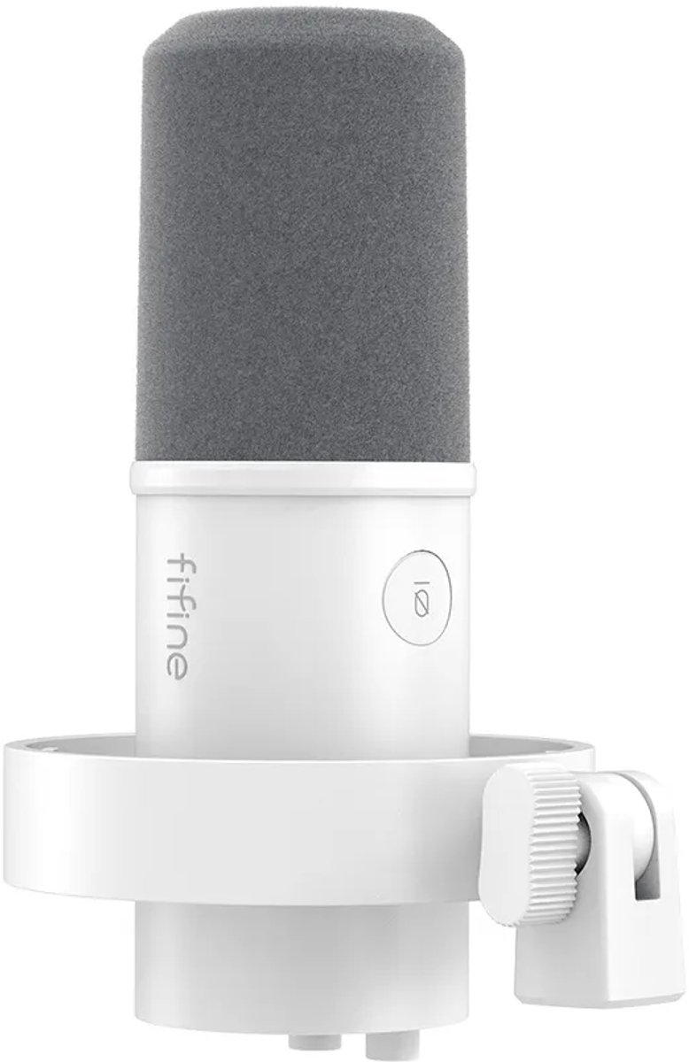 Fifine k688ct wit usb xlr dynamische 8 orig - FIFINE K688Ct USB + XLR Microfoon (wit)
