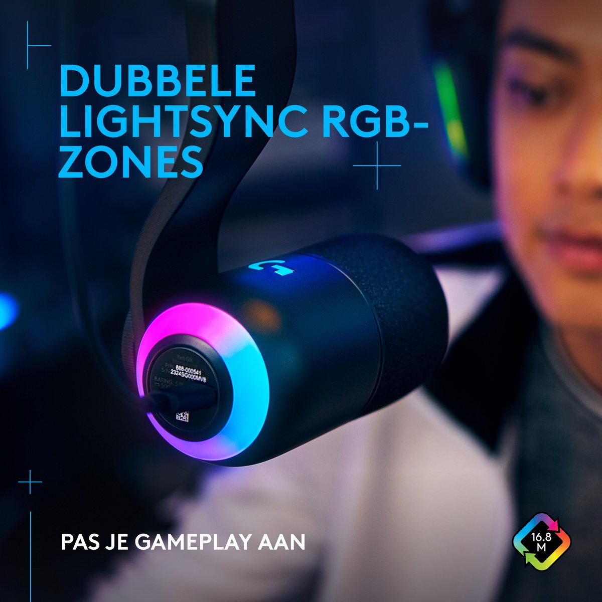 Logitech g yeticaster gx microfoon dyna 2 orig - Logitech G Yeticaster Gx USB Microfoon (zwart)