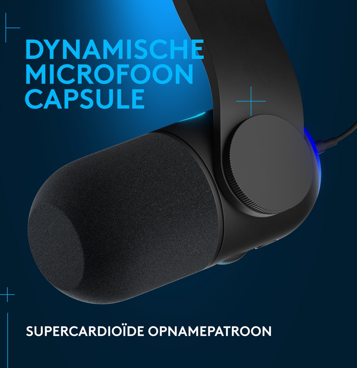 Logitech g yeticaster gx microfoon dyna 4 orig - Logitech G Yeticaster Gx USB Microfoon (zwart)