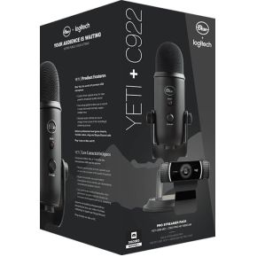Logitech yeti streamer zwart 5 orig - Logitech 988-000485 USB Microfoon (zwart)