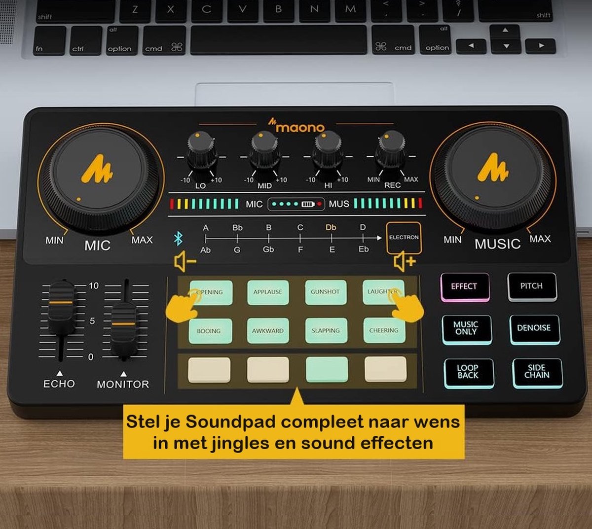 Maono au am200 s1 portable podcast s 10 orig - Maono Au-Am200-S1 Portable Podcast Starterpack Inclusief USB Microfoon