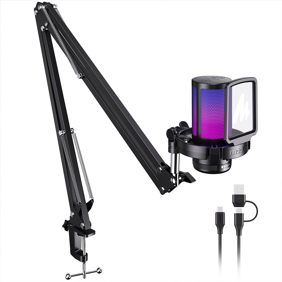 Maono dgm20s black microfoon 8 orig - Maono Dgm20S USB Microfoon (zwart)