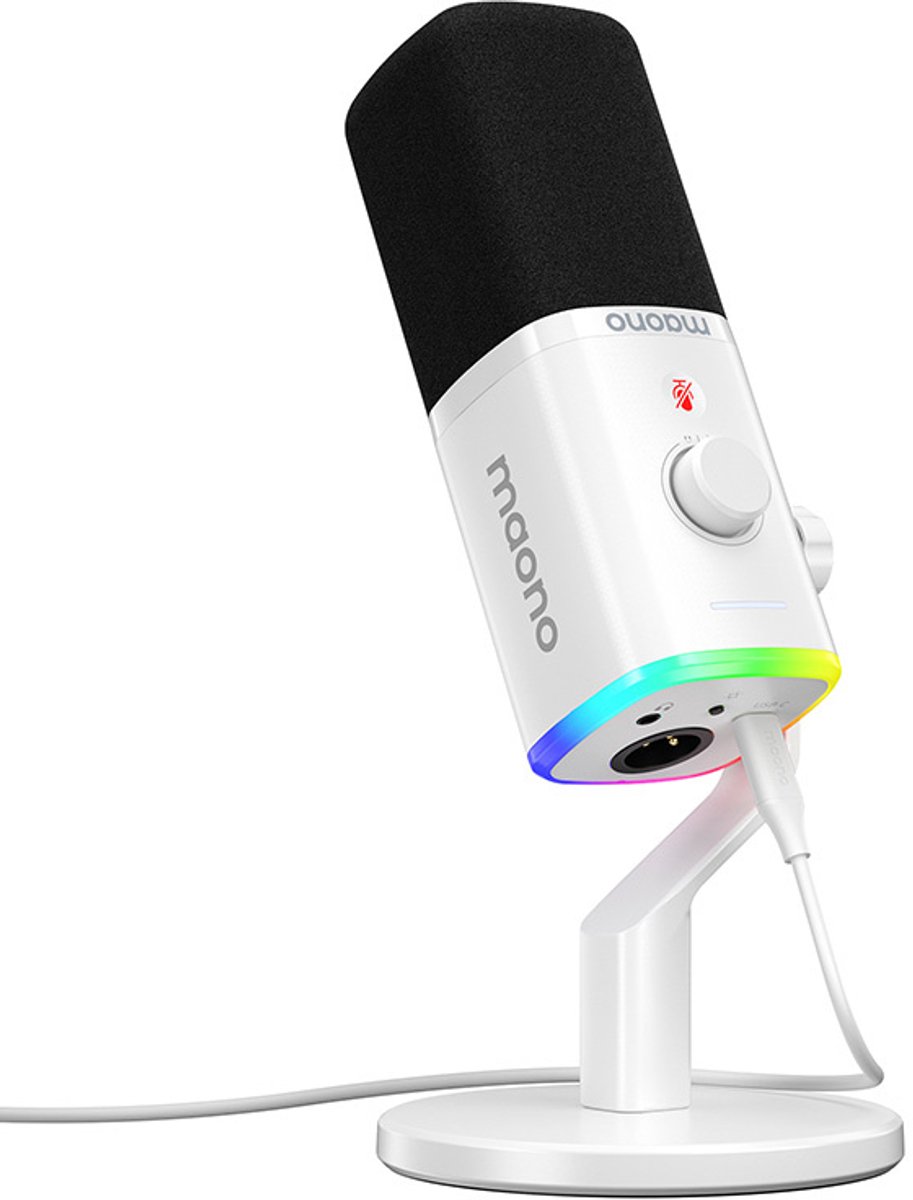 Maono pd100x microfoon voor computer 9555255 7 orig - Maono Pd100X USB + XLR Microfoon (wit)
