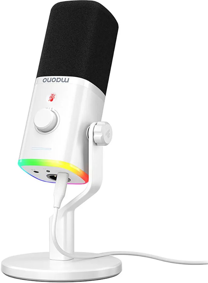 Maono pd100x microfoon voor computer 9555255 9 orig - Maono Pd100X USB + XLR Microfoon (wit)