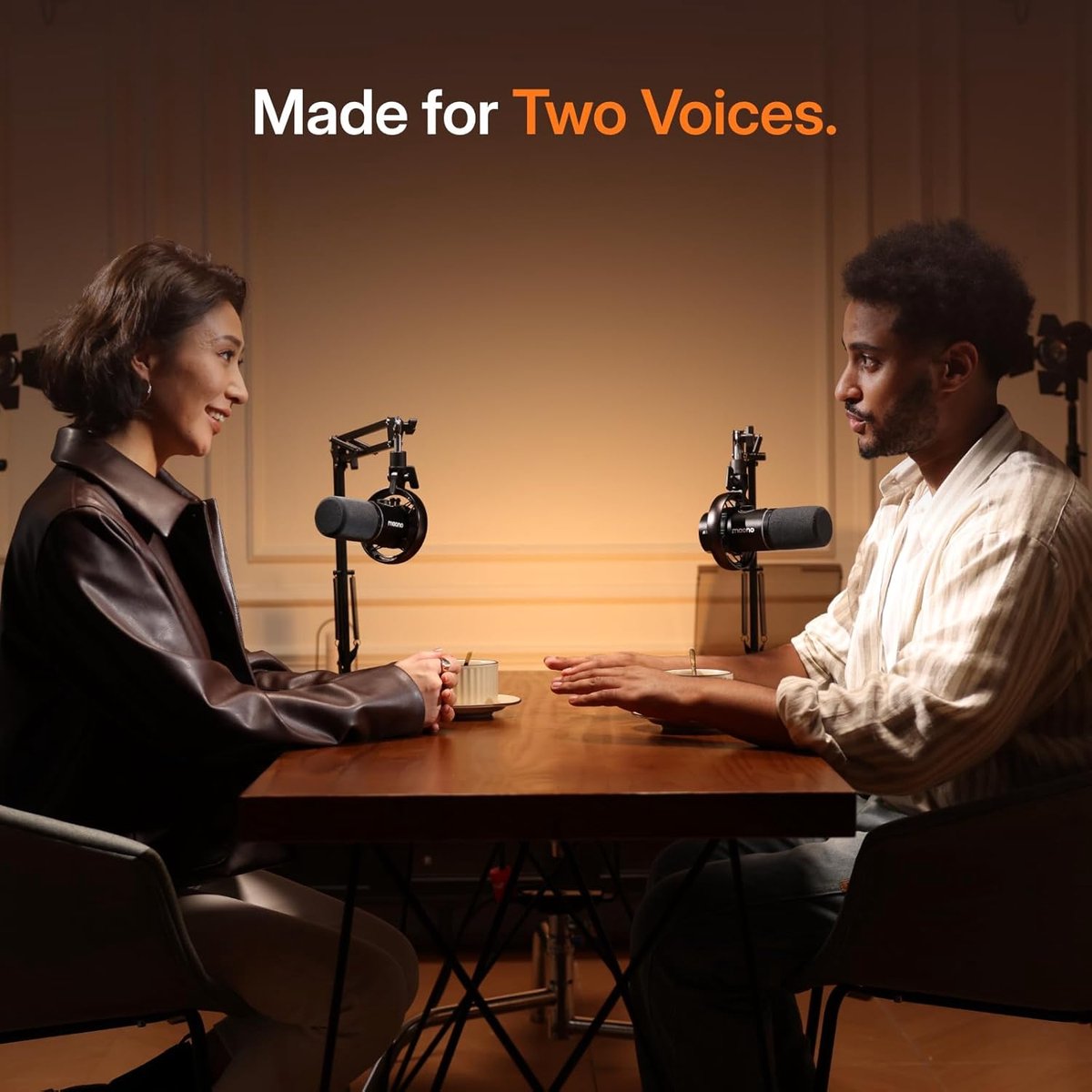 Maono pd200w draadloze podcast micro 9555251 8 orig - MAONO Pd200W USB + XLR Microfoon (zwart)