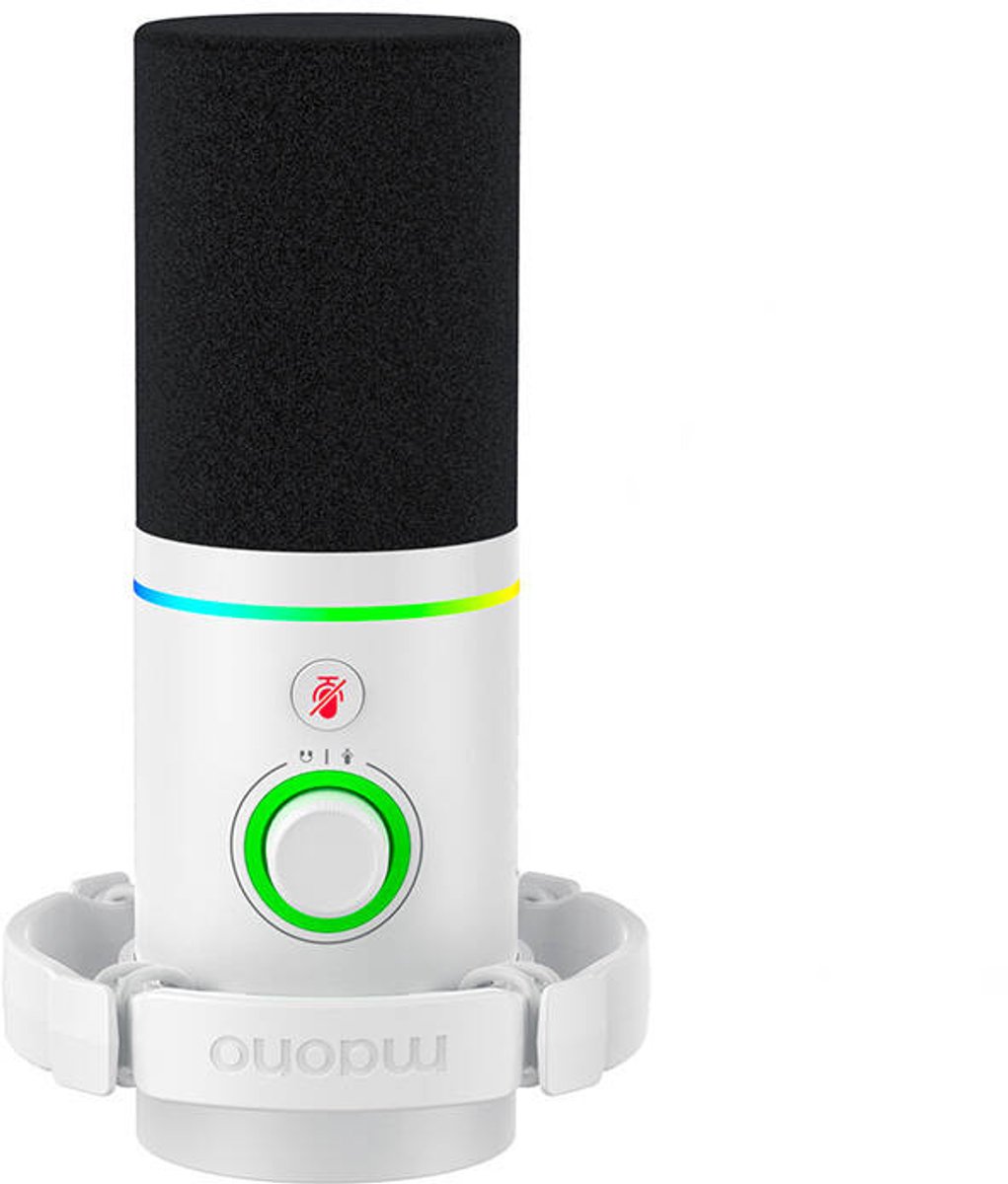 Maono pd200x white microfoon 6 orig - Maono Pd200X USB + XLR Microfoon (wit)