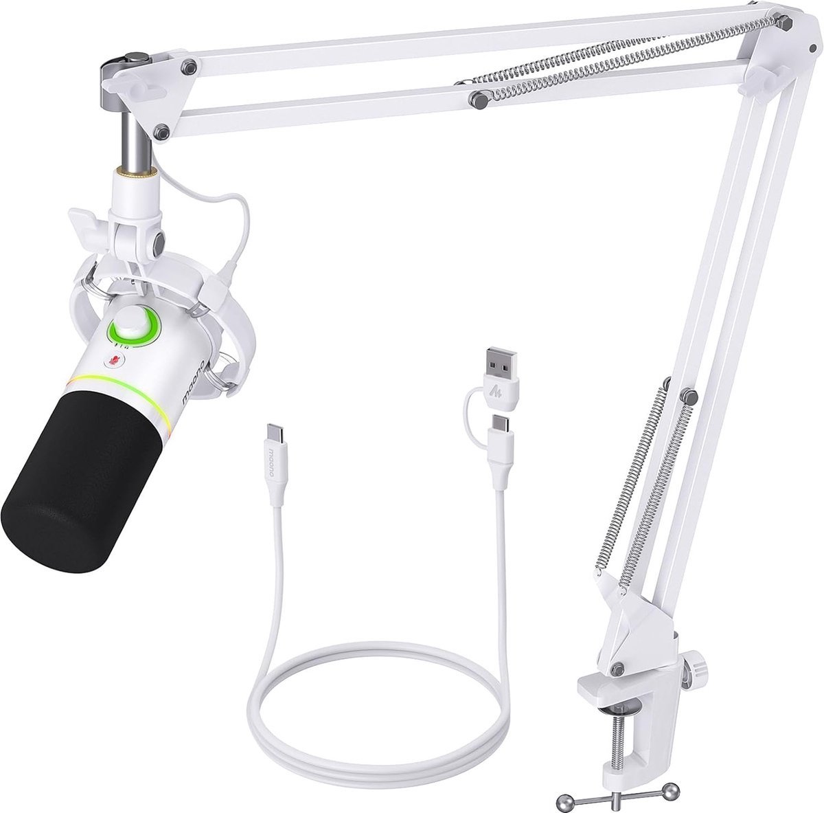 Maono pd200xs wit xlr dynamische mic