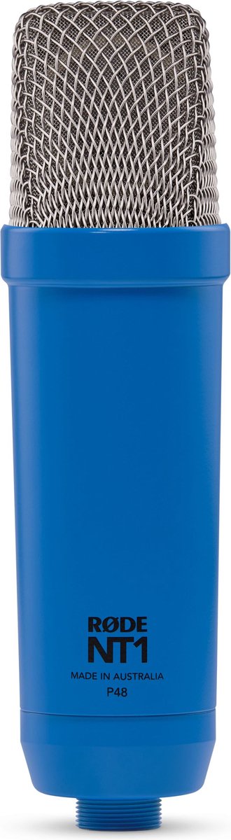 Rde nt1 signature cobalt blauw stu 3 orig - RØDE Nt1 Signature Cobalt Blauw Studiomicrofoon XLR Microfoon
