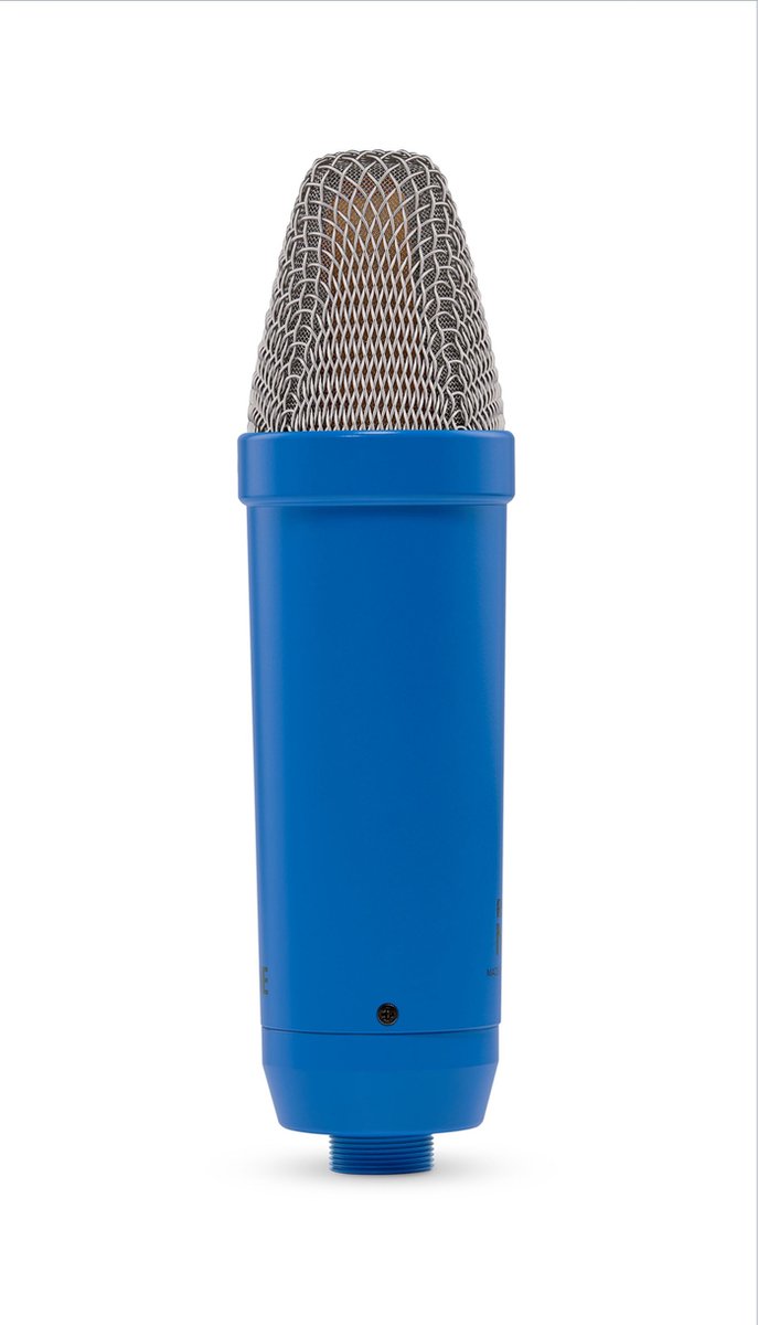 Rde nt1 signature cobalt blauw stu 6 orig - RØDE Nt1 Signature Cobalt Blauw Studiomicrofoon XLR Microfoon