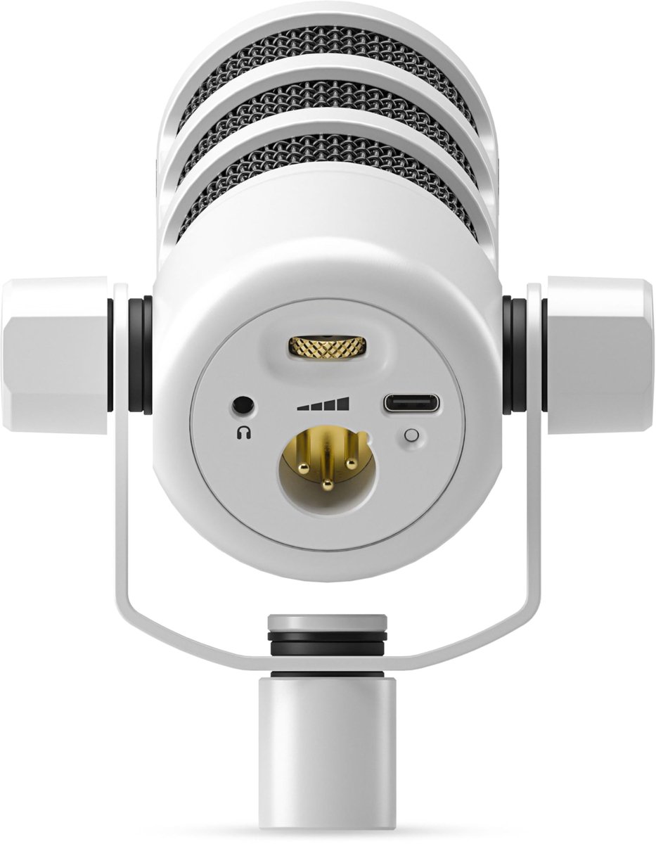 Rde podmic usb wit dynamische podc 3 orig - RØDE Podmic USB Wit Dynamische Podcastmicrofoon USB + XLR Microfoon