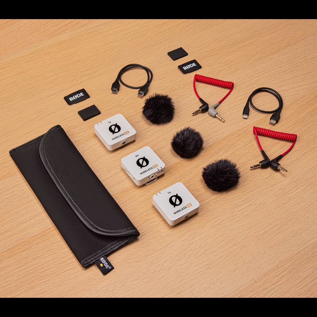 Rde wireless me dual wit cameramic 2 orig - RØDE Wireless Me Dual Wit Cameramicrofoon USB Draadloze microfoonset