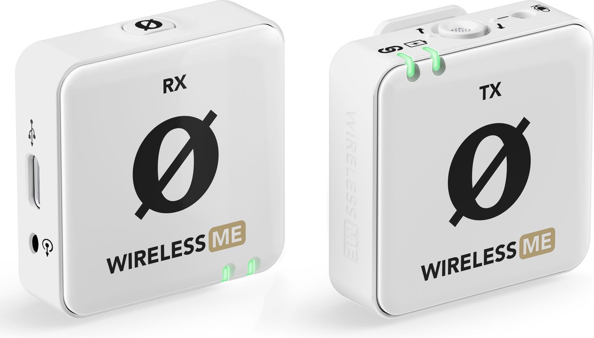 Rde wireless me dual wit cameramic 5 orig - RØDE Wireless Me Dual Wit Cameramicrofoon USB Draadloze microfoonset
