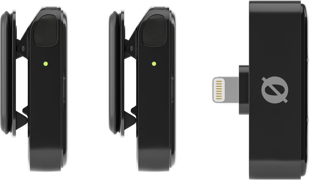 Rde wireless micro lightning ultra 2 orig - RØDE Wireless Micro Lightning USB Draadloze microfoonset (zwart)