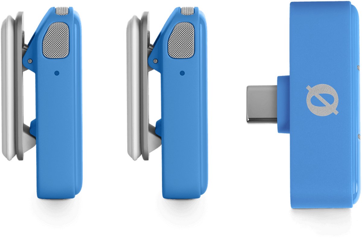 Rde wireless micro usbc blauw ultr 10 orig - RØDE Wireless Micro ‑C Blauw Ultra‑Compact USB Draadloze microfoonset