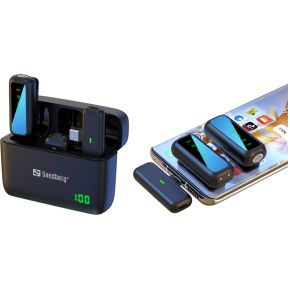 Sandberg 126 55 microfoon zwart microfo 6 orig - Sandberg 126-55 USB Draadloze microfoonset