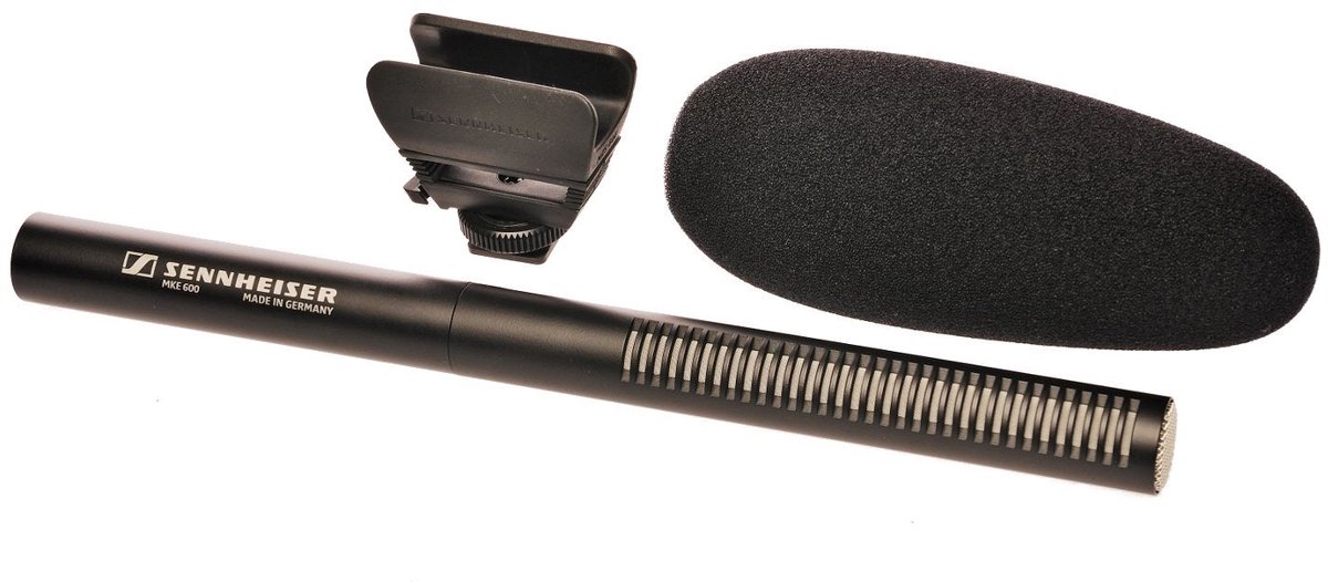 Sennheiser mke 600 camera richtmicrofoon 10 orig - Sennheiser Mke 600 Camera-Richtmicrofoon XLR Microfoon (zwart)