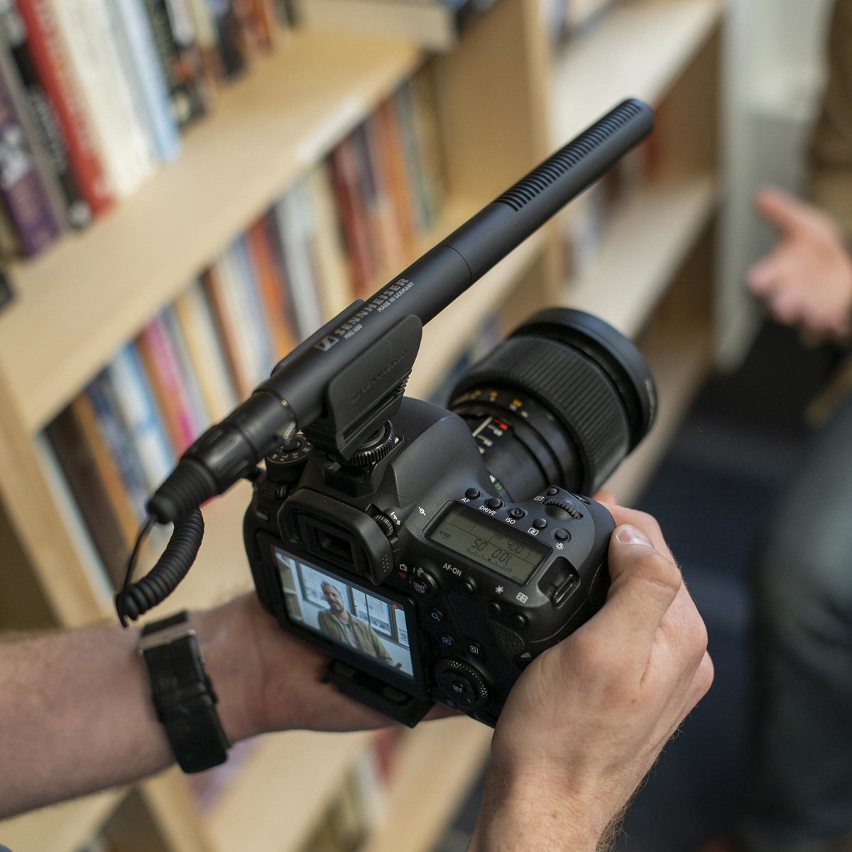 Sennheiser mke 600 camera richtmicrofoon 6 orig - Sennheiser Mke 600 Camera-Richtmicrofoon XLR Microfoon (zwart)