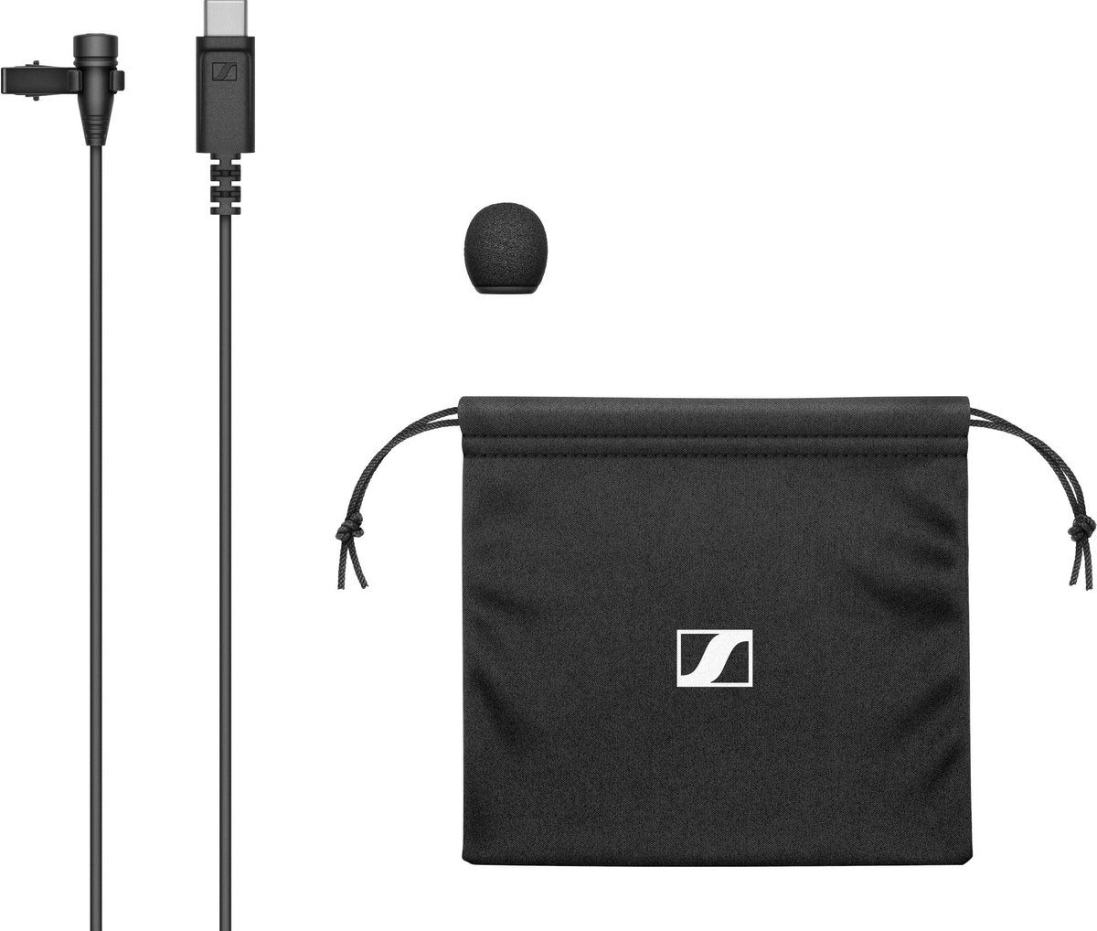 Sennheiser xs lav usb c dasspeld smartpho 3 orig - Sennheiser Xs Lav C USB Dasspeldmicrofoon (zwart)