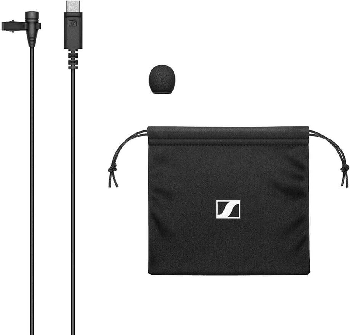 Sennheiser xs lav usb c dasspeld smartpho 7 orig - Sennheiser Xs Lav C USB Dasspeldmicrofoon (zwart)