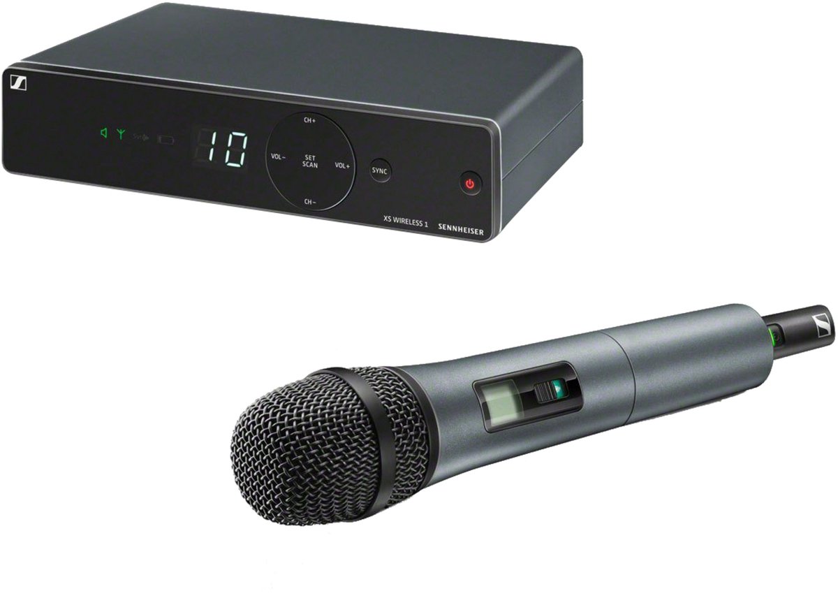 Sennheiser xsw 1 825 e vocal set 4 orig - Sennheiser Xsw 1-825-E XLR Draadloze microfoonset