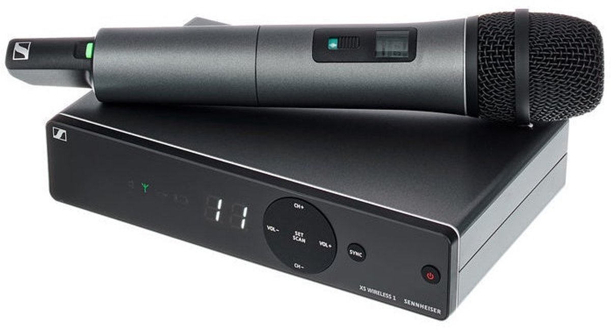 Sennheiser xsw 1 835 e vocal set 7 orig - Sennheiser Xsw 1-835-E Vocal Set XLR Draadloze microfoonset (zwart)