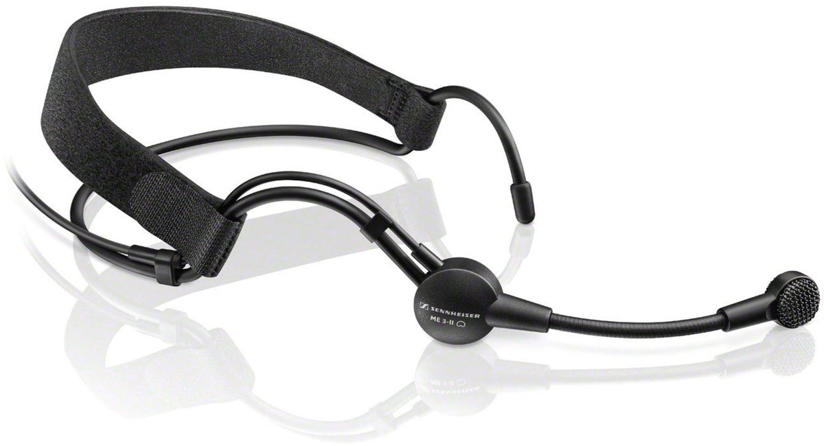 Sennheiser xsw 1 me3 e headset set 9 orig - Sennheiser Xsw 1-Me3-E Headset Set XLR Draadloze microfoonset (zwart)